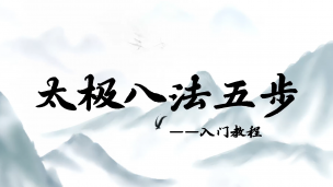 太极八法五步入门教程